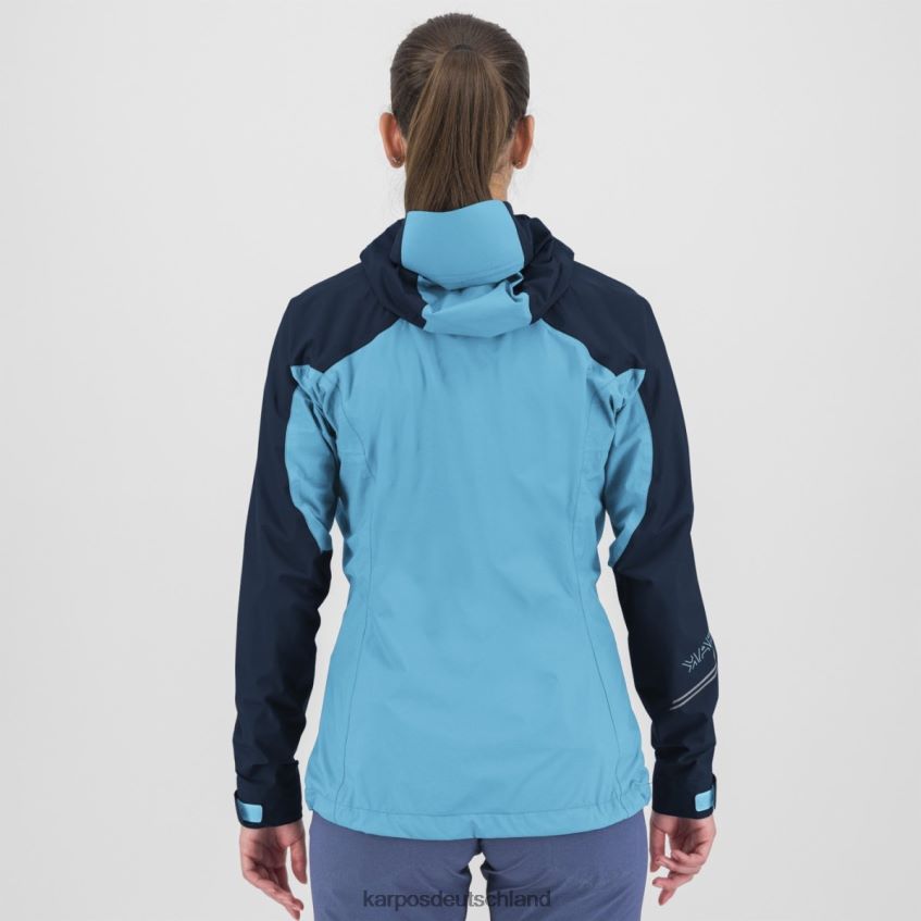 Jacke| de Karpos Frauen Viel Regen mit Jacke Blaues Atoll/Sky Captain ZV820Z1032