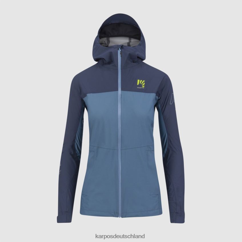 Jacke| de Karpos Frauen Viel Regen mit Jacke Frühlingssee/Vintage-Indigo ZV820Z1034
