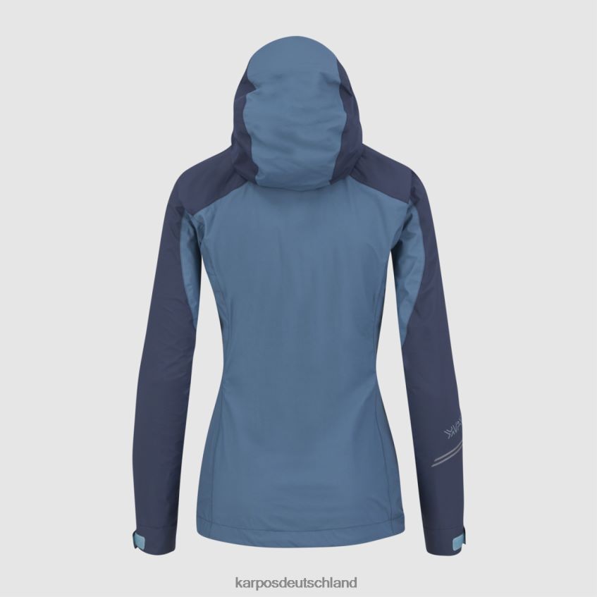 Jacke| de Karpos Frauen Viel Regen mit Jacke Frühlingssee/Vintage-Indigo ZV820Z1034
