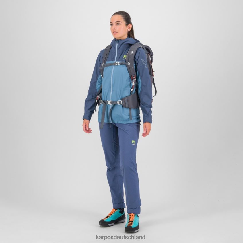 Jacke| de Karpos Frauen Viel Regen mit Jacke Frühlingssee/Vintage-Indigo ZV820Z1034