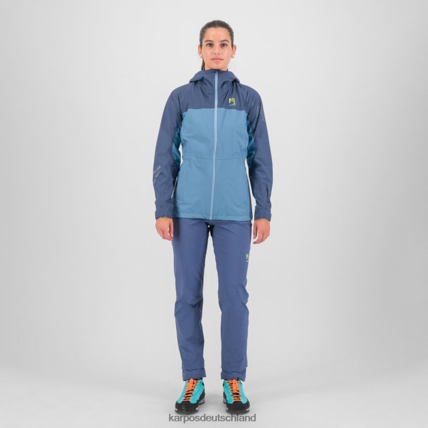 Jacke| de Karpos Frauen Viel Regen mit Jacke Frühlingssee/Vintage-Indigo ZV820Z1034