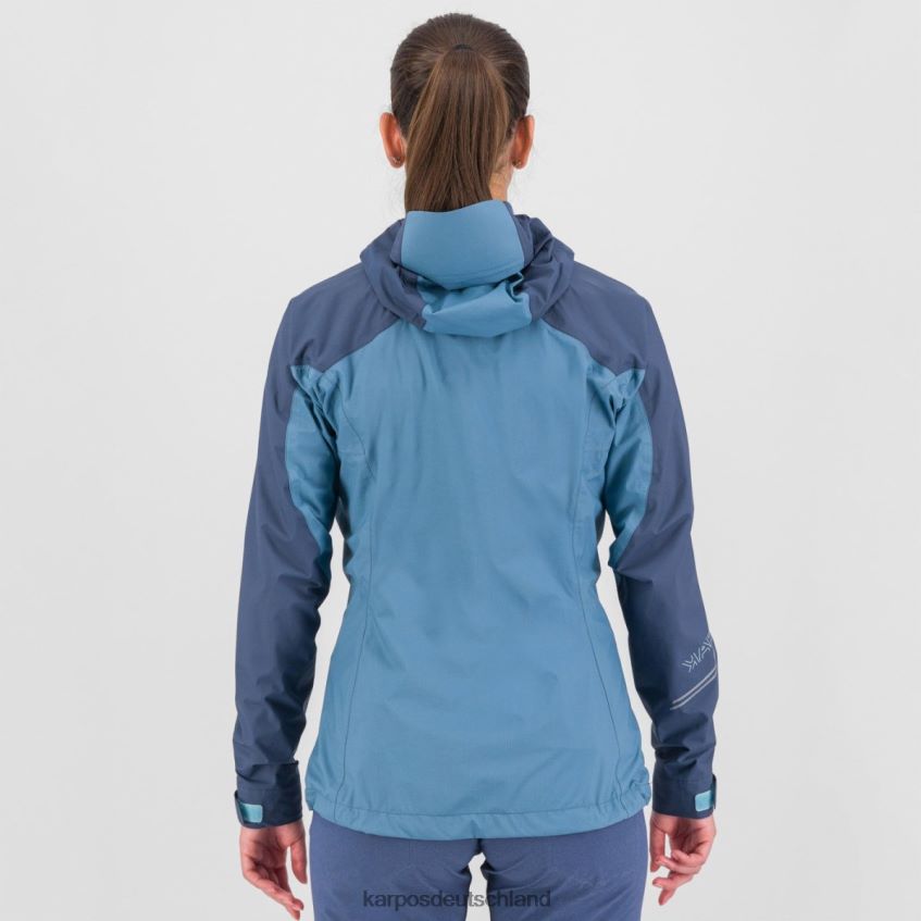 Jacke| de Karpos Frauen Viel Regen mit Jacke Frühlingssee/Vintage-Indigo ZV820Z1034