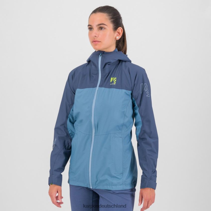Jacke| de Karpos Frauen Viel Regen mit Jacke Frühlingssee/Vintage-Indigo ZV820Z1034