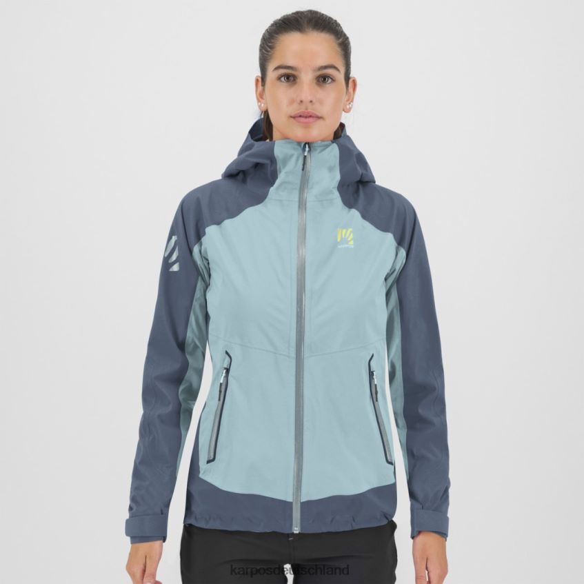 Jacke| de Karpos Frauen temporale mit Jacke Aquamarin/Vintage-Indigo ZV820Z1024