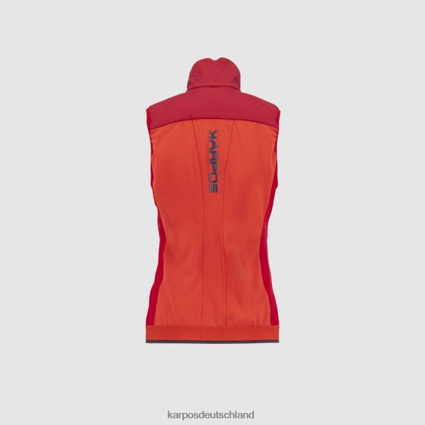 Weste| de Karpos Frauen Alagna Plus Evo mit Weste Weihnachtsstern/Narrrot ZV820Z1082