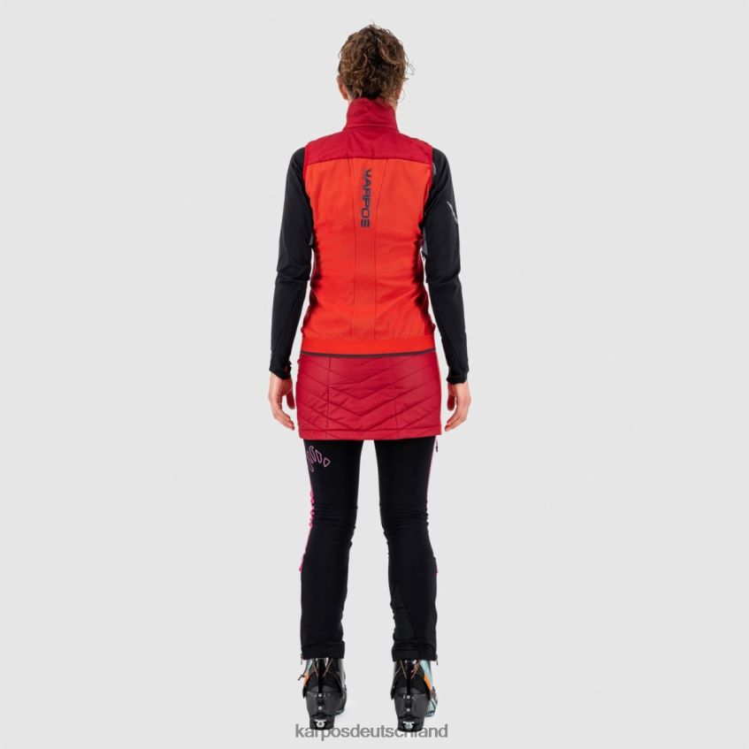 Weste| de Karpos Frauen Alagna Plus Evo mit Weste Weihnachtsstern/Narrrot ZV820Z1082