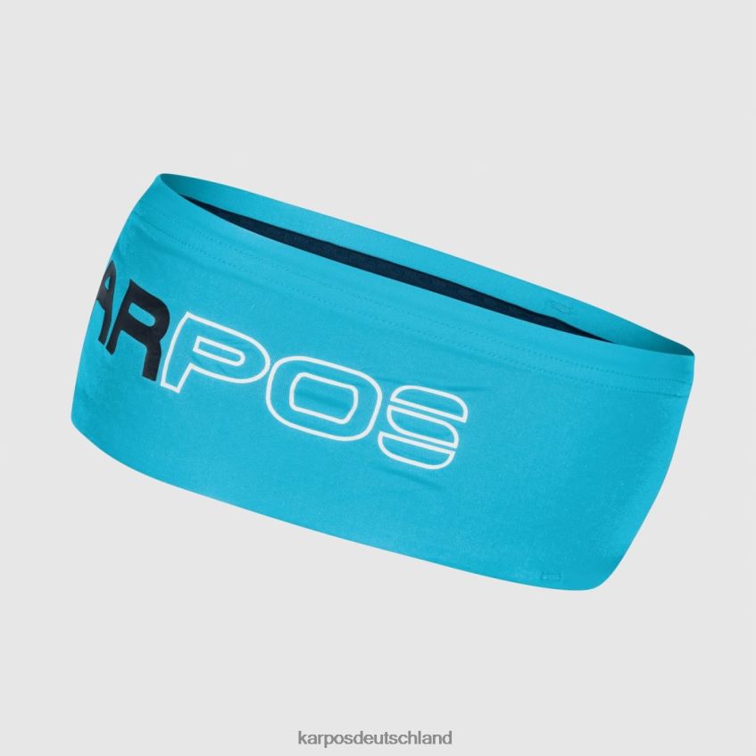 Kopfbedeckung | de Karpos Frauen Cengia-Stirnband Himmelskapitän/blaues Atoll/weiß ZV820Z807