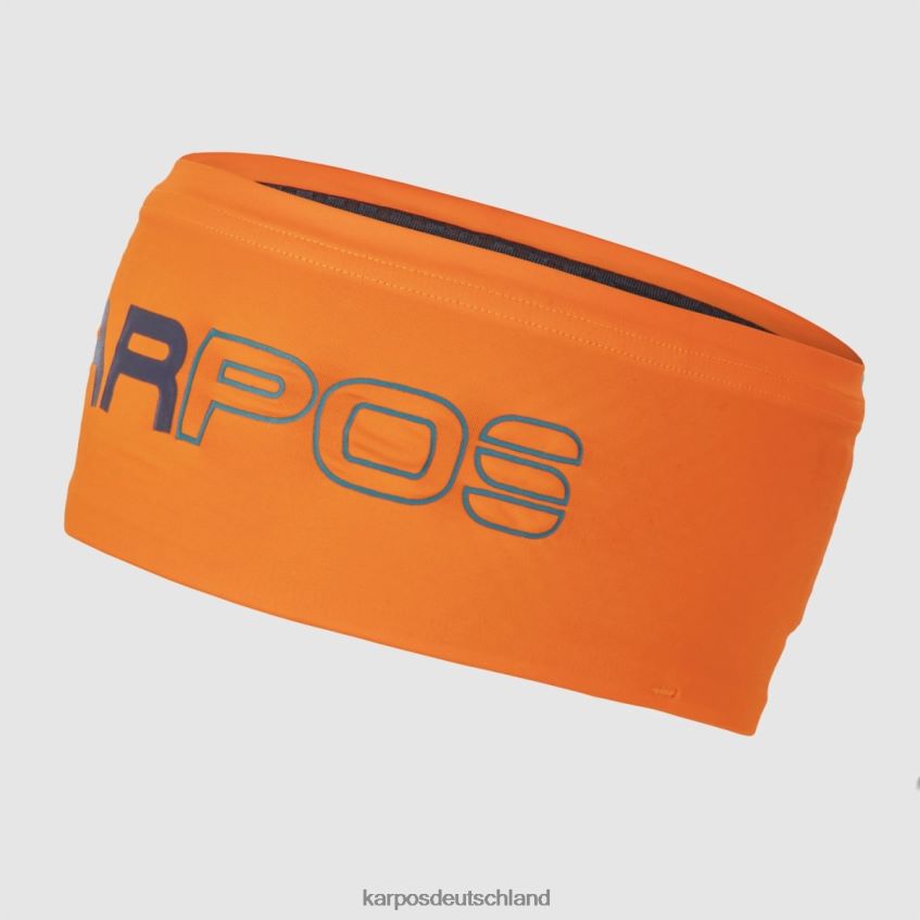 Kopfbedeckung | de Karpos Frauen Cengia-Stirnband Orange Fluo/Ombre B./Indigo B. ZV820Z810
