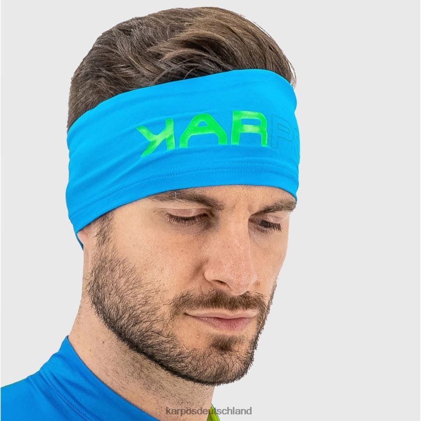 Kopfbedeckung | de Karpos Frauen Cengia-Stirnband Orange Fluo/Ombre B./Indigo B. ZV820Z810