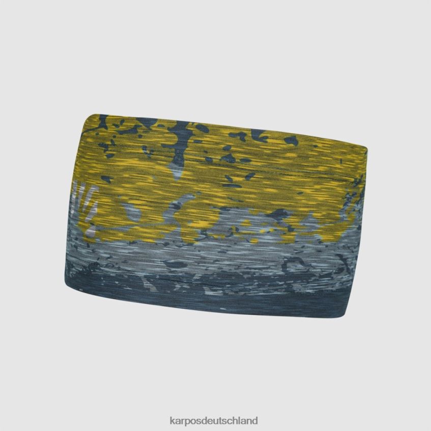 Kopfbedeckung | de Karpos Frauen Croda Rossa Stirnband Zitronencurry/Corsar ZV820Z843