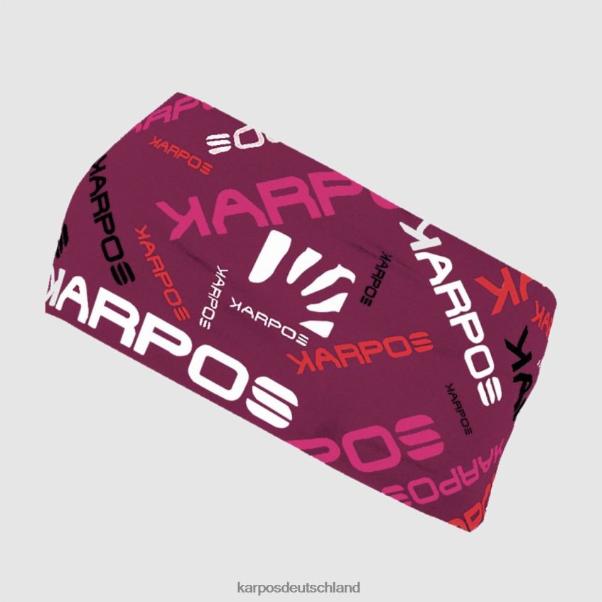 Kopfbedeckung | de Karpos Frauen Lavaredo-Stirnband himbeerfarbener Glanz ZV820Z847
