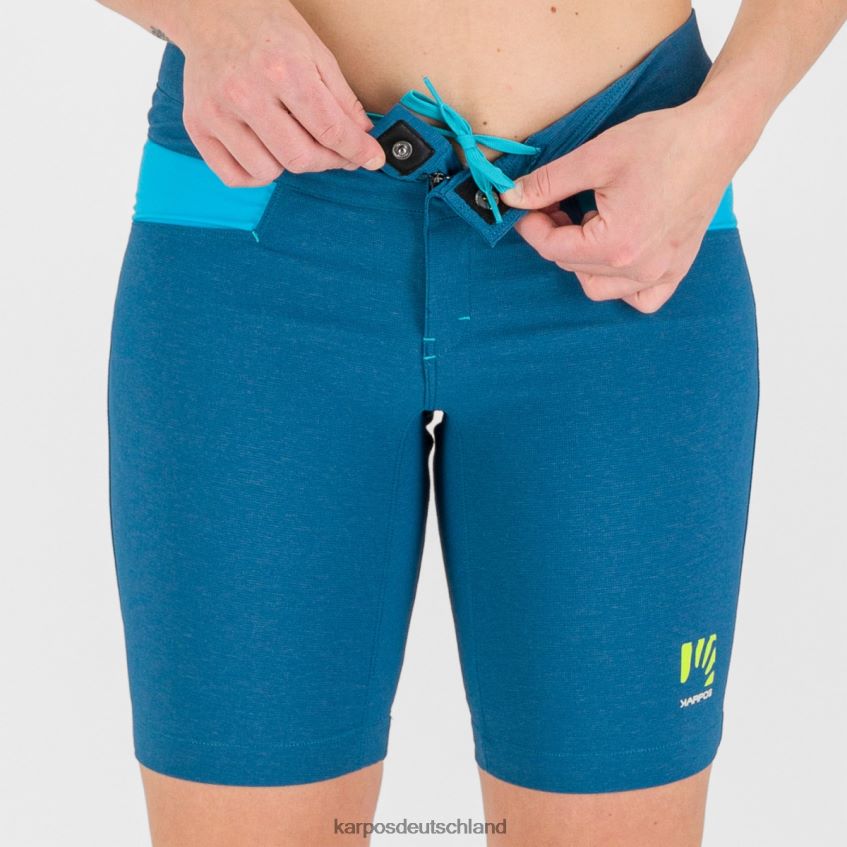 kurz| de Karpos Frauen Dolada mit Bermuda marokkanisches Blau/Bluebird ZV820Z1616