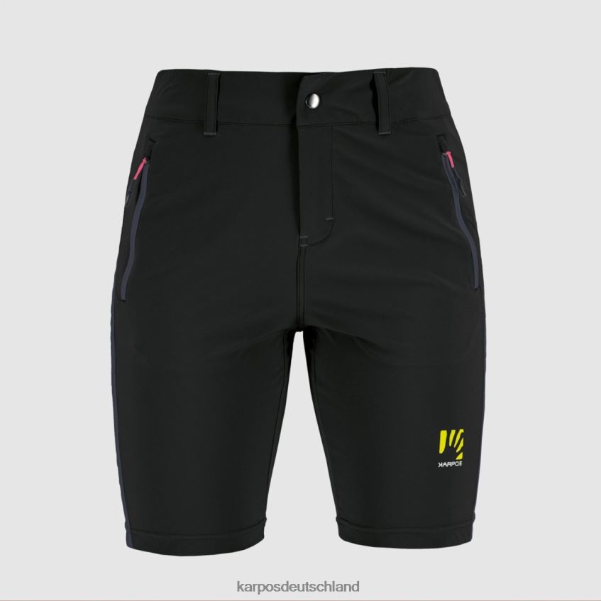 kurz| de Karpos Frauen Fantasia mit Bermuda Schwarz/Ombreblau ZV820Z1566