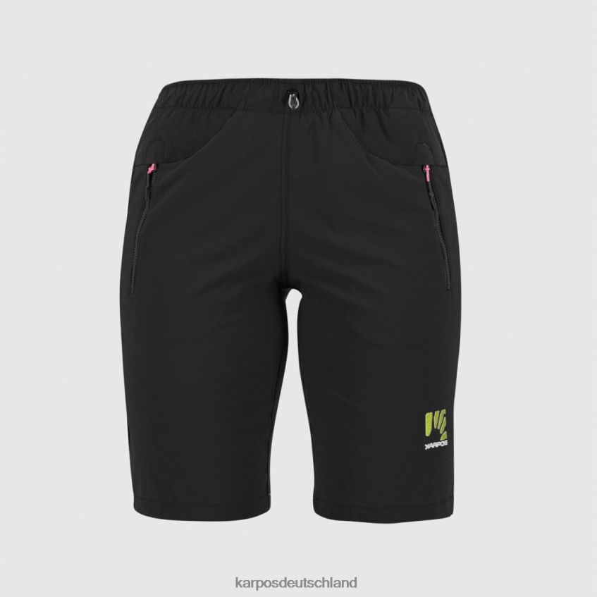 kurz| de Karpos Frauen Rock mit Bermuda Schwarz ZV820Z1592