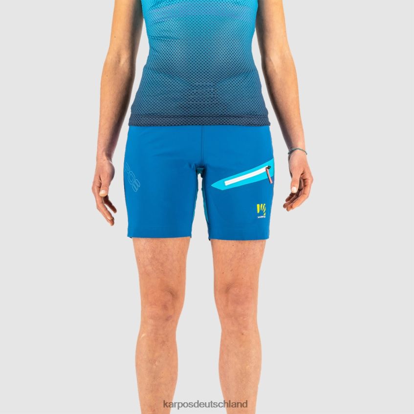 kurz| de Karpos Frauen Val di Dentro mit Bermuda marokkanisches Blau/Bluebird ZV820Z1576