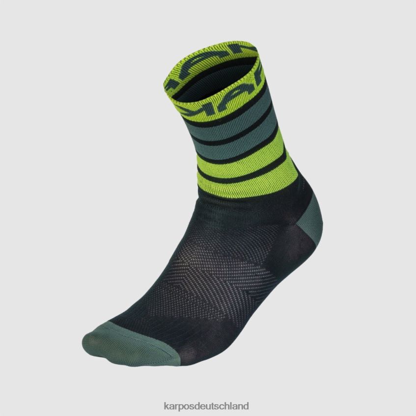 Socke| de Karpos Frauen Elan-Socke refl.pond/gelb fluo/hydro ZV820Z931
