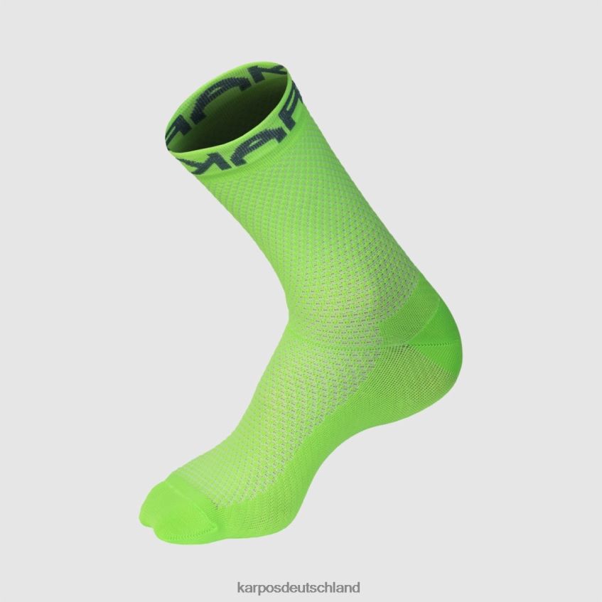 Socke| de Karpos Frauen schnelle Socke grünes Fluo/Hydro ZV820Z935