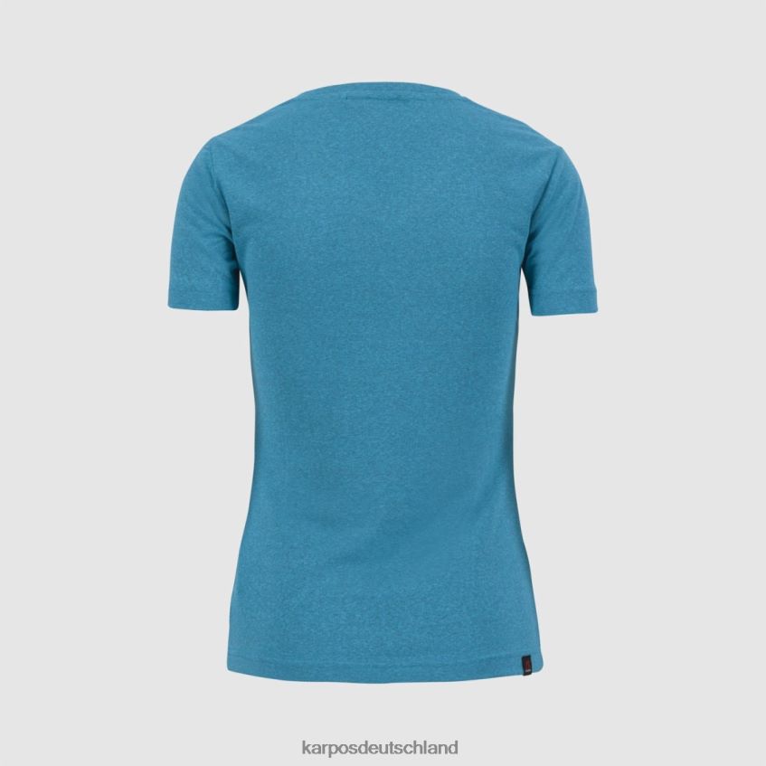 T-Shirt| de Karpos Frauen Alta Via Polartec W-Trikot blaues Atoll ZV820Z1297
