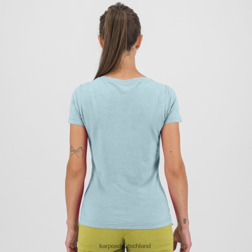 T-Shirt| de Karpos Frauen Ambretta mit T-Shirt Aquamarin ZV820Z1320