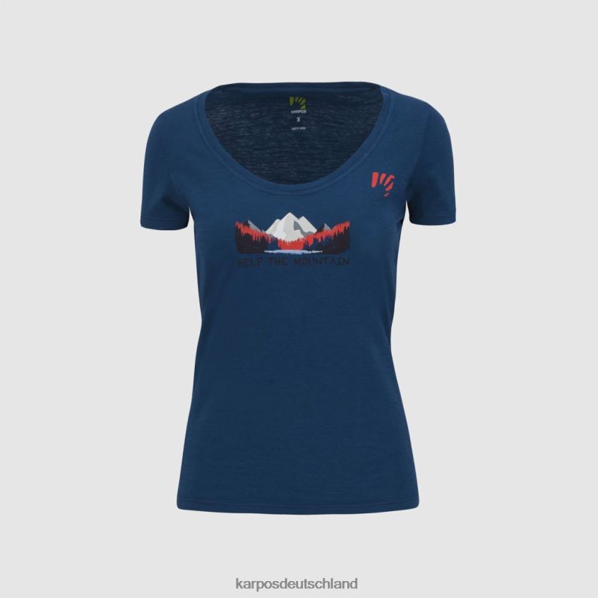 T-Shirt| de Karpos Frauen Ambretta mit T-Shirt Gibraltar-Meer ZV820Z1319