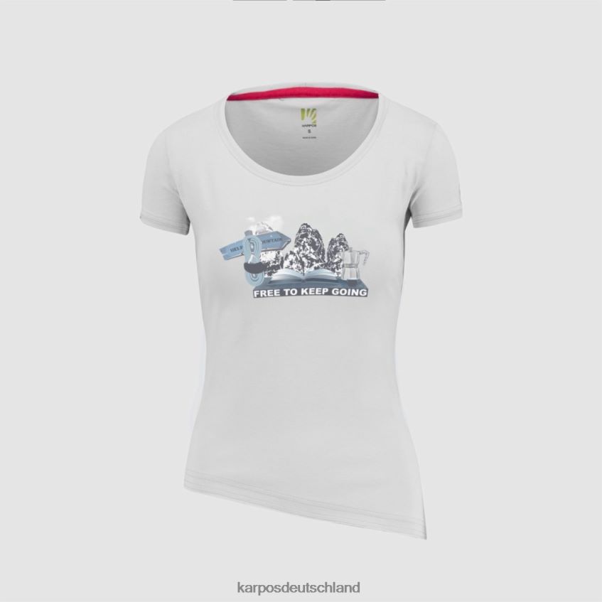 T-Shirt| de Karpos Frauen Anemone Evo W T-Shirt Weiß ZV820Z1360