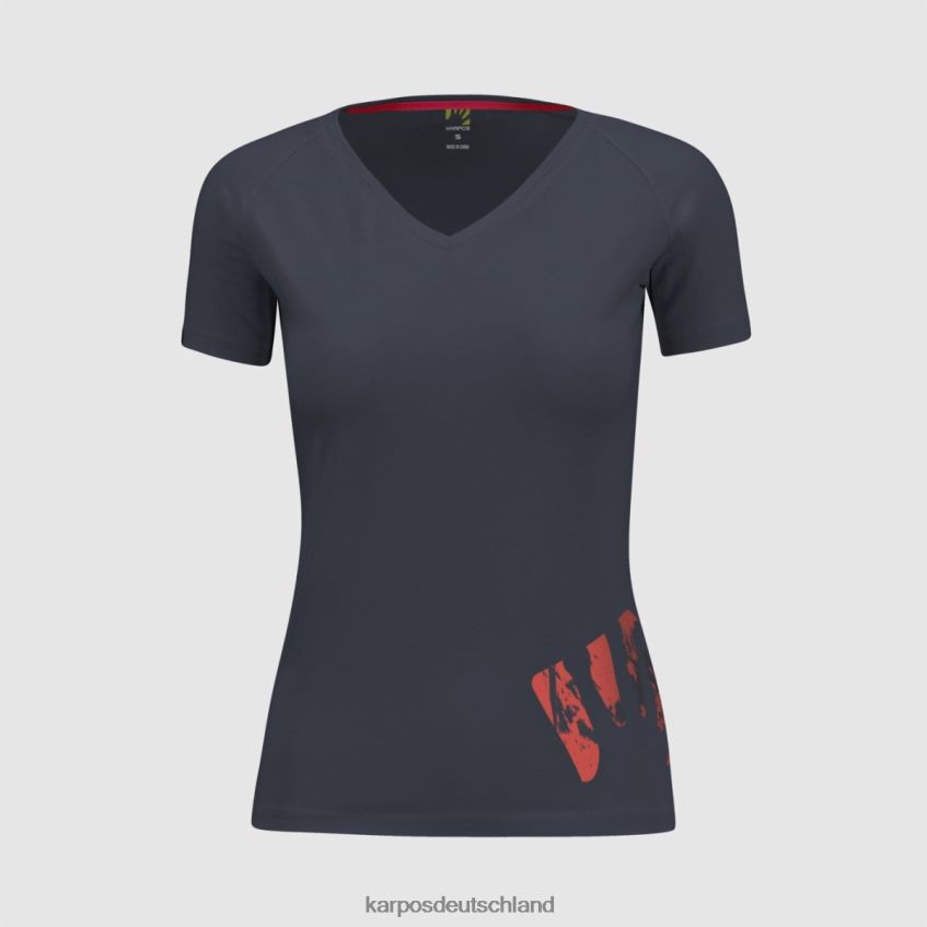 T-Shirt| de Karpos Frauen Astro Alpino W T-Shirt Ombre-Blau ZV820Z1364