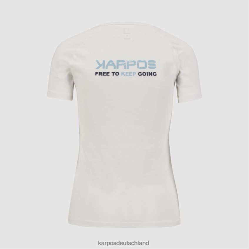 T-Shirt| de Karpos Frauen Astro Alpino W T-Shirt Weiß ZV820Z1363