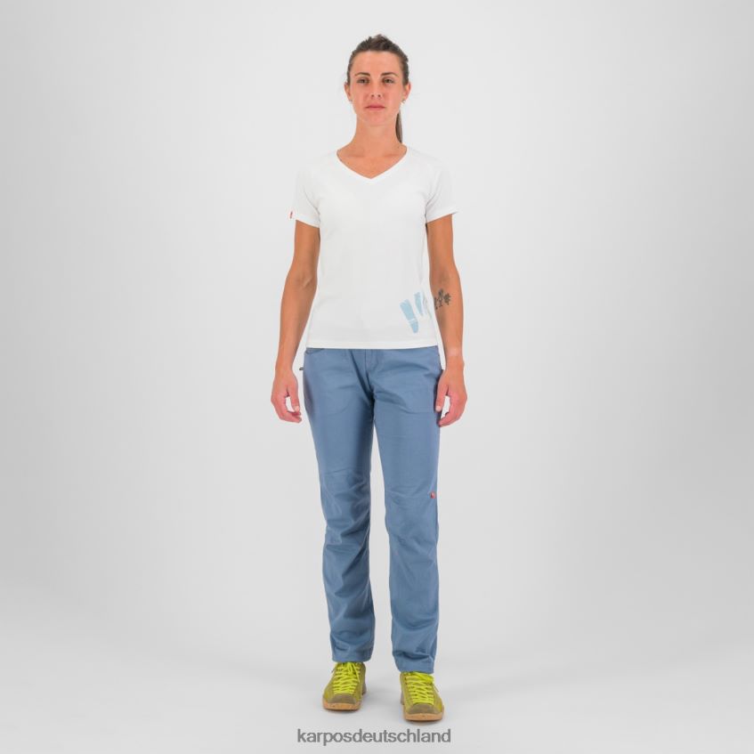 T-Shirt| de Karpos Frauen Astro Alpino W T-Shirt Weiß ZV820Z1363