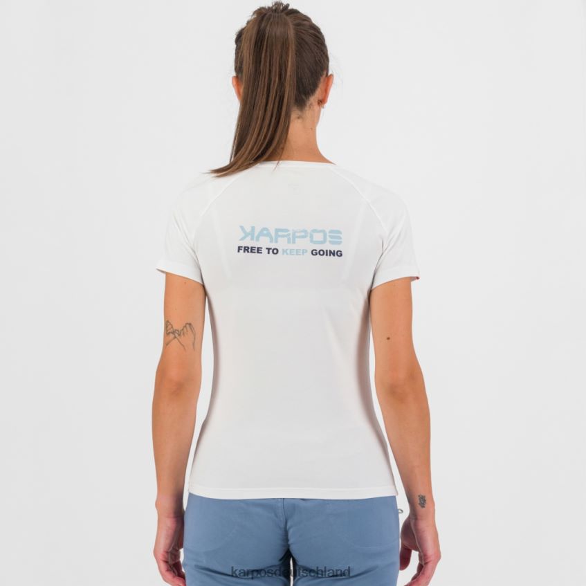 T-Shirt| de Karpos Frauen Astro Alpino W T-Shirt Weiß ZV820Z1363