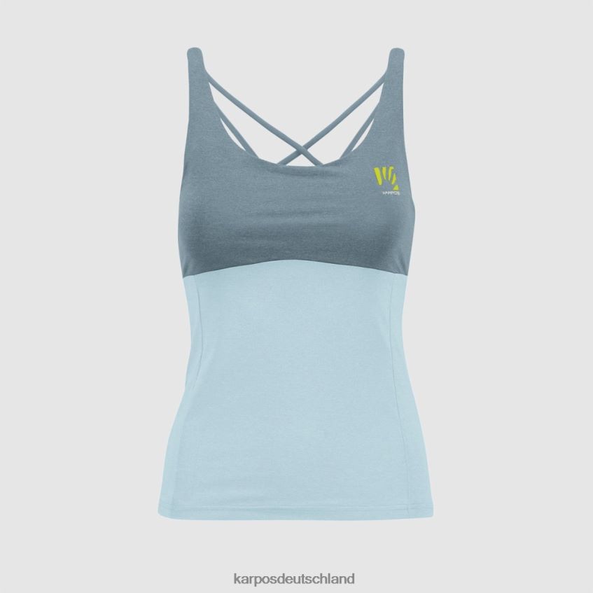 T-Shirt| de Karpos Frauen Bull Evo mit Oberteil Frühlingssee/Aquamarin ZV820Z1324