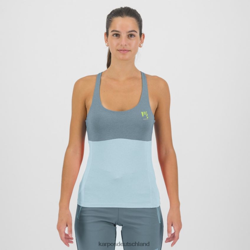 T-Shirt| de Karpos Frauen Bull Evo mit Oberteil Frühlingssee/Aquamarin ZV820Z1324