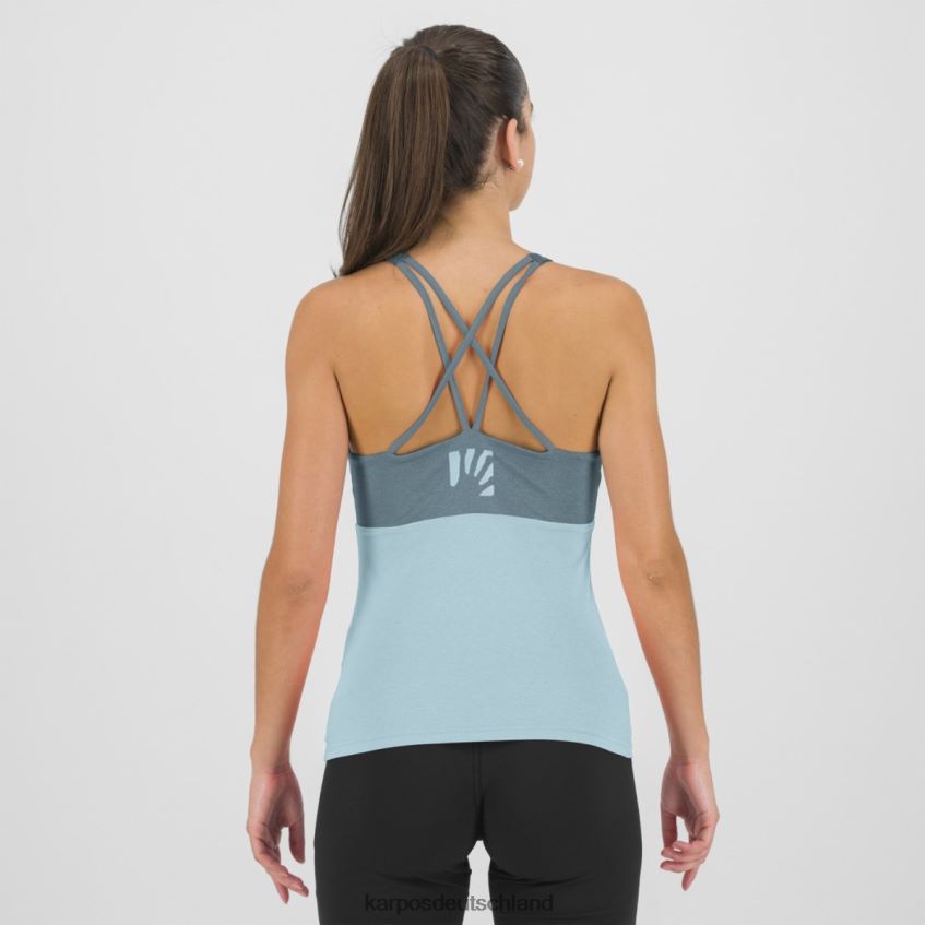 T-Shirt| de Karpos Frauen Bull Evo mit Oberteil Frühlingssee/Aquamarin ZV820Z1324