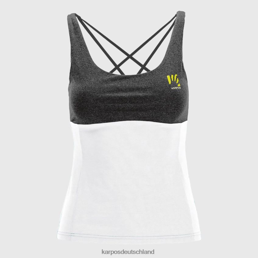 T-Shirt| de Karpos Frauen Bull Evo mit Oberteil weiß schwarz ZV820Z1326