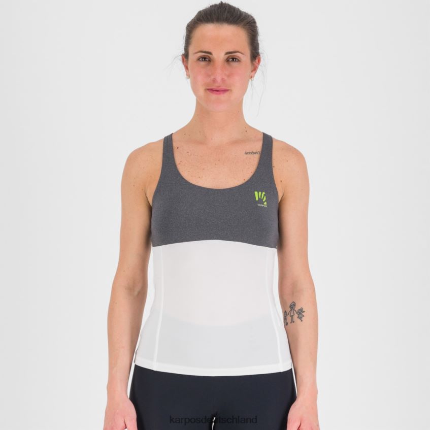 T-Shirt| de Karpos Frauen Bull Evo mit Oberteil weiß schwarz ZV820Z1326