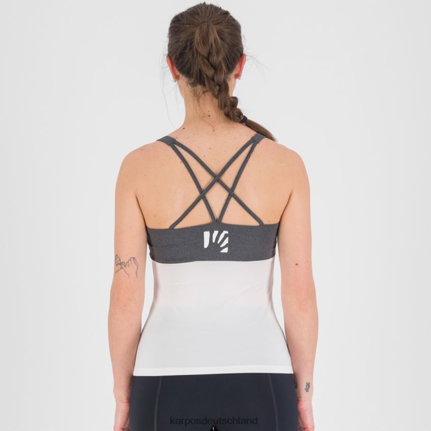 T-Shirt| de Karpos Frauen Bull Evo mit Oberteil weiß schwarz ZV820Z1326