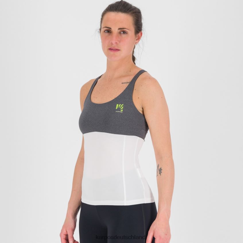 T-Shirt| de Karpos Frauen Bull Evo mit Oberteil weiß schwarz ZV820Z1326