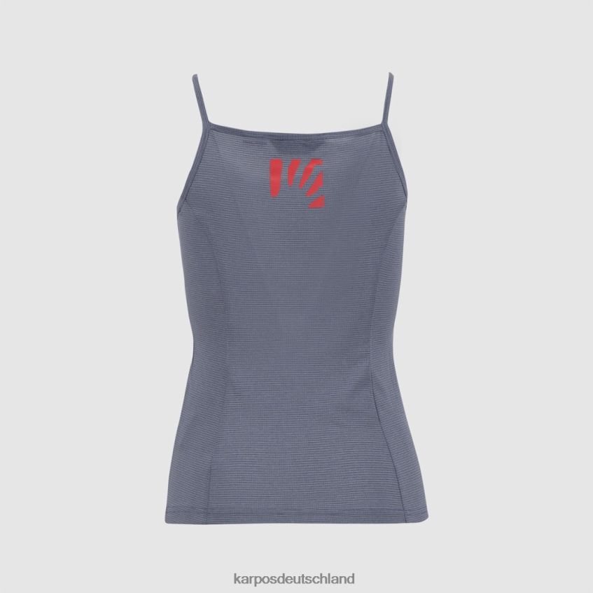 T-Shirt| de Karpos Frauen Bull Sun Evo mit Oberteil Vintage-Indigo/heiße Koralle ZV820Z1345