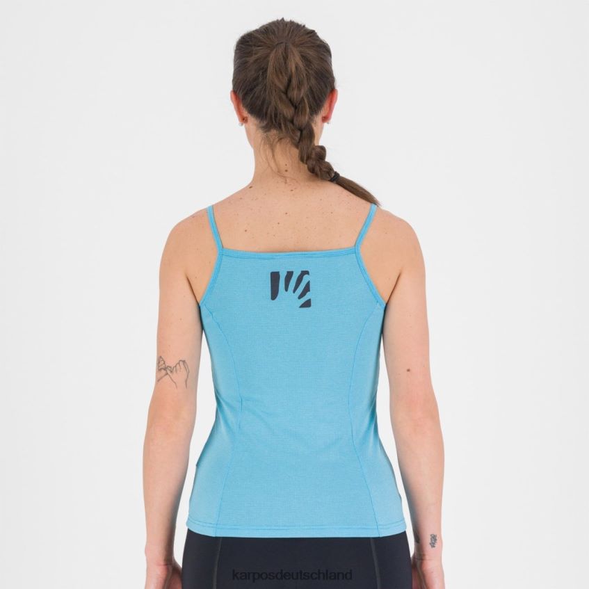 T-Shirt| de Karpos Frauen Bull Sun Evo mit Oberteil blaues Atoll ZV820Z1343