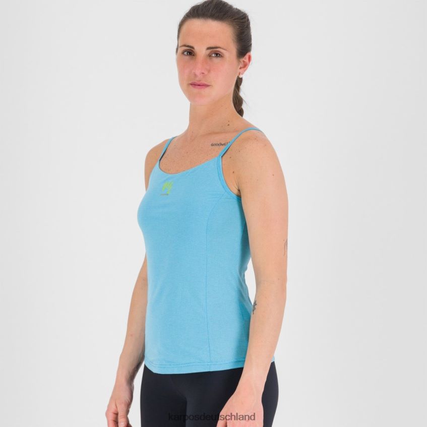 T-Shirt| de Karpos Frauen Bull Sun Evo mit Oberteil blaues Atoll ZV820Z1343