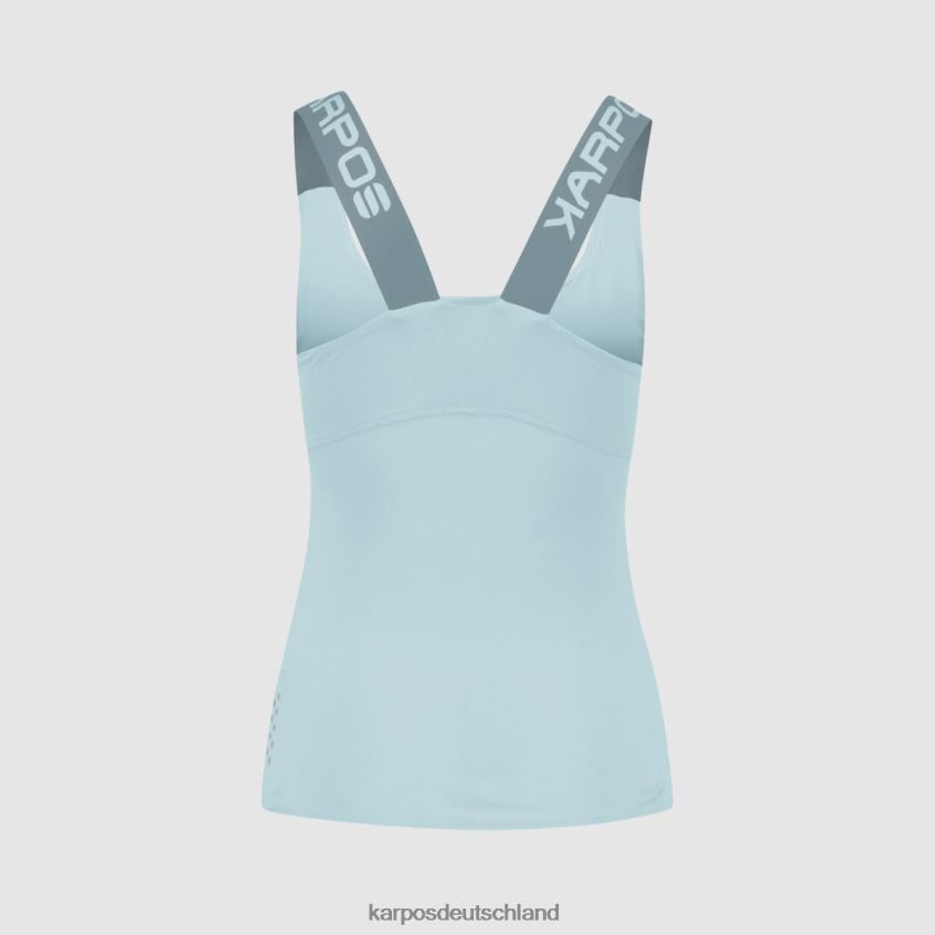 T-Shirt| de Karpos Frauen Cengia mit Tank Aquamarin/Quellsee ZV820Z1304