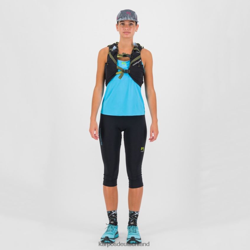 T-Shirt| de Karpos Frauen Cengia mit Tank Blaues Atoll/Sky Captain ZV820Z1302