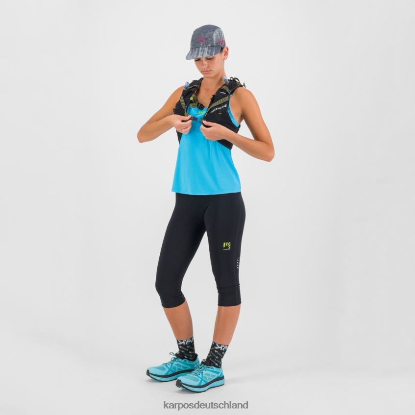 T-Shirt| de Karpos Frauen Cengia mit Tank Blaues Atoll/Sky Captain ZV820Z1302