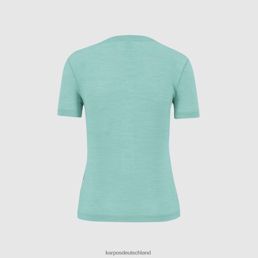 T-Shirt| de Karpos Frauen Easyfrizz Merino W T-Shirt Aqua-Himmel ZV820Z1244