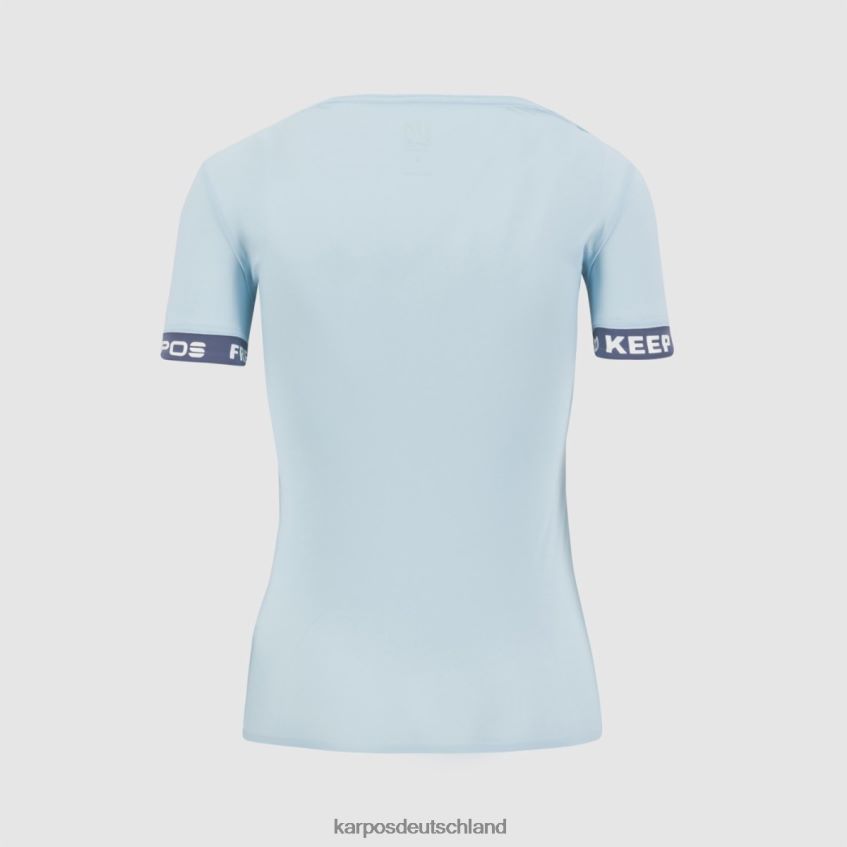 T-Shirt| de Karpos Frauen Easyfrizz W T-Shirt Aquamarin/Vintage-Indigo ZV820Z1274