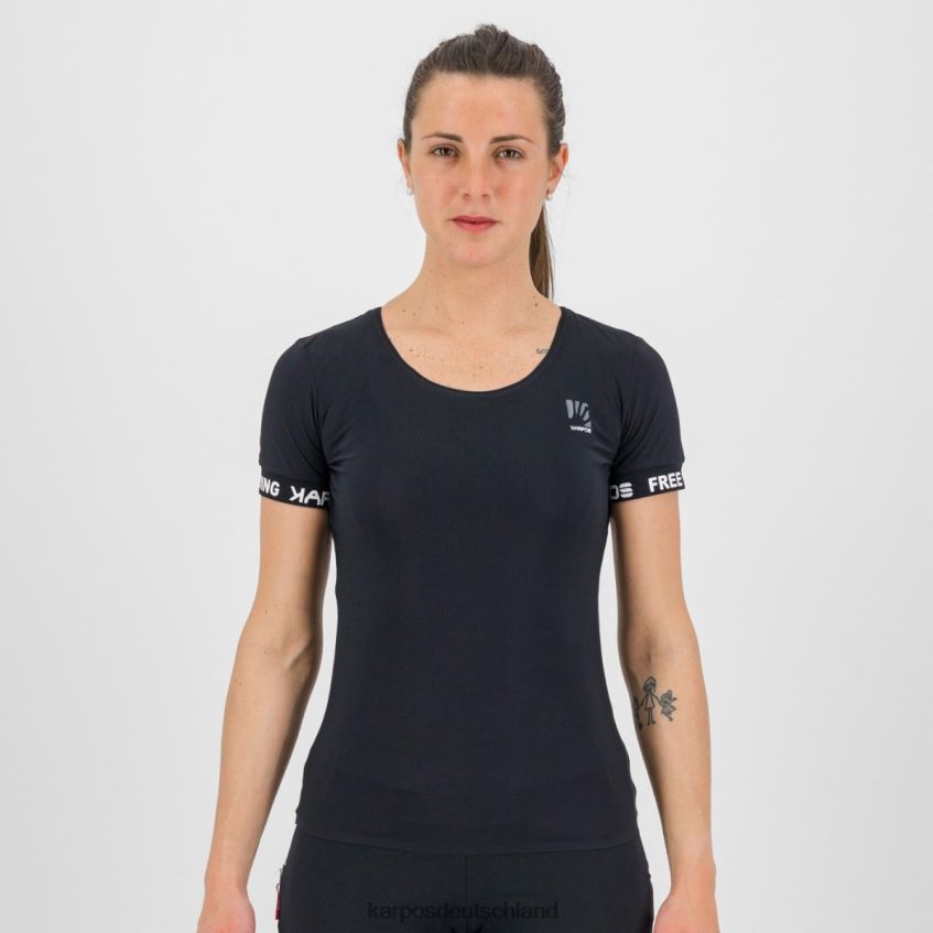 T-Shirt| de Karpos Frauen Easyfrizz W T-Shirt Schwarz ZV820Z1275
