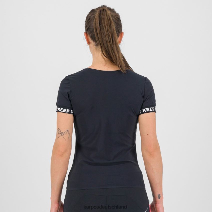 T-Shirt| de Karpos Frauen Easyfrizz W T-Shirt Schwarz ZV820Z1275