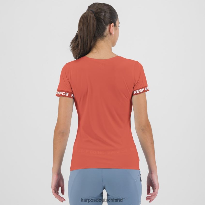 T-Shirt| de Karpos Frauen Easyfrizz W T-Shirt heiße Koralle ZV820Z1273