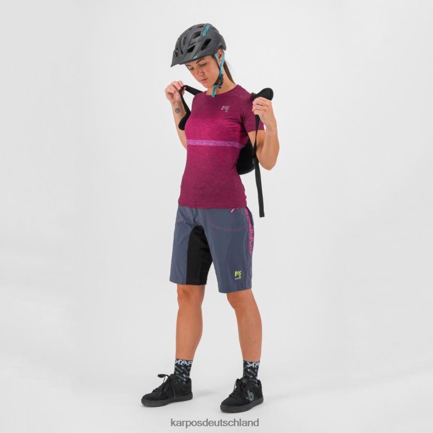 T-Shirt| de Karpos Frauen Elan mit T-Shirt Himbeerstrahlung/Kabarett ZV820Z1253