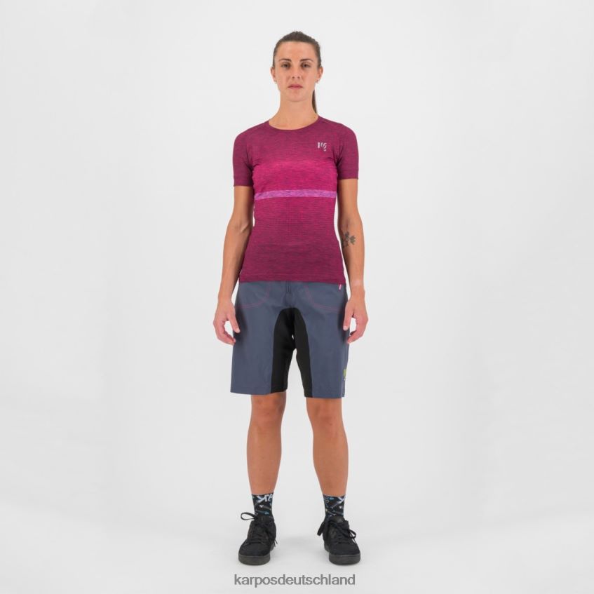 T-Shirt| de Karpos Frauen Elan mit T-Shirt Himbeerstrahlung/Kabarett ZV820Z1253