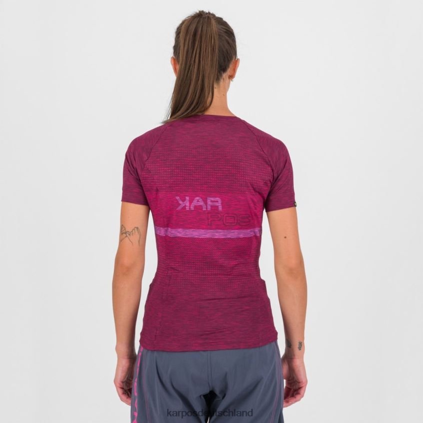 T-Shirt| de Karpos Frauen Elan mit T-Shirt Himbeerstrahlung/Kabarett ZV820Z1253